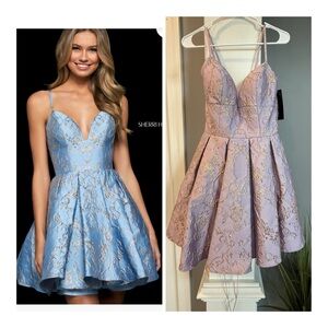 Sherri Hill Licac and Gold Women's Dress